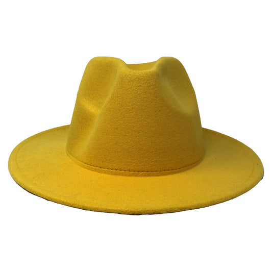 Unittype Floppy Hats for Kids Classic Wide Brim Yellow