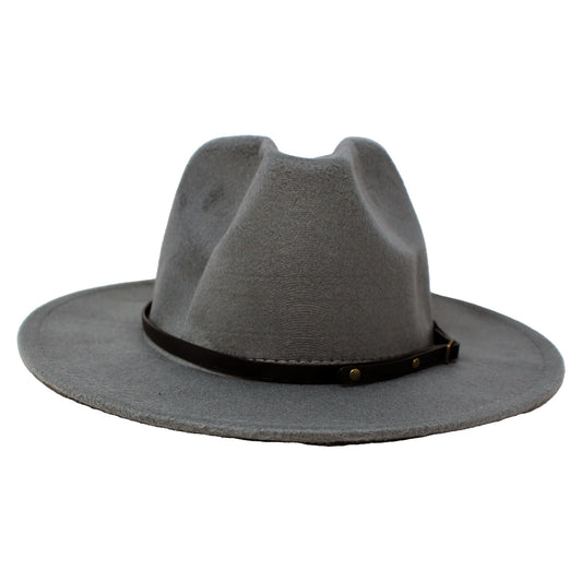 Unittype Floppy Hats for Kids Classic Wide Brim Gray