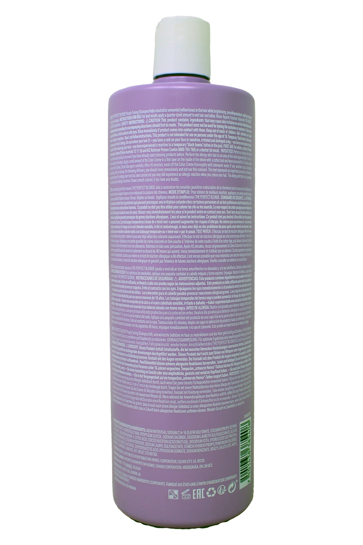 Pravana The Perfect Blonde Purple Toning Shampoo 33.8 Ounce