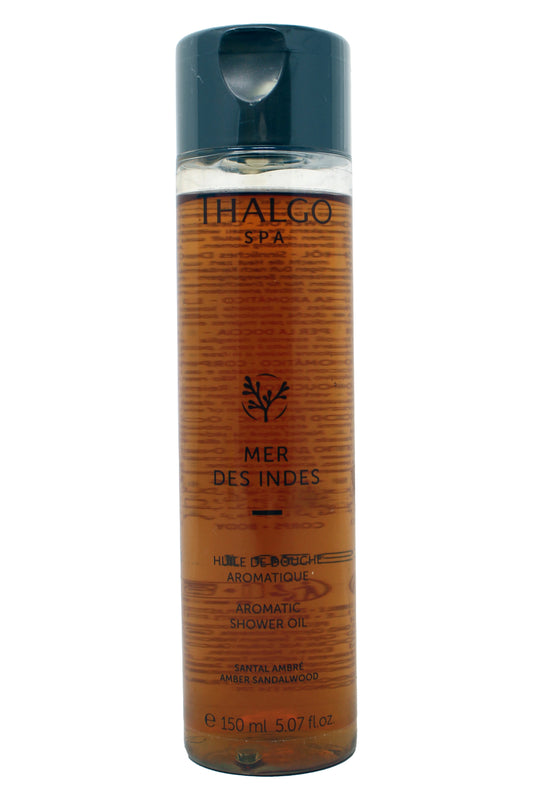 Thalgo Spa Mer Des Indes Aromatic Shower Oil Amber Sandalwood 5.07 Ounces