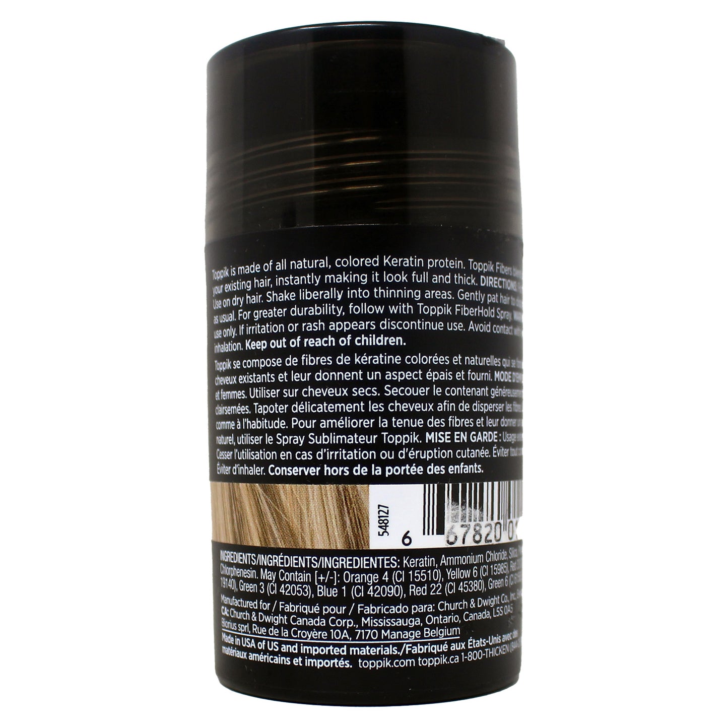 Toppik Hair Building Fibers Medium Blonde 0.42 Ounce