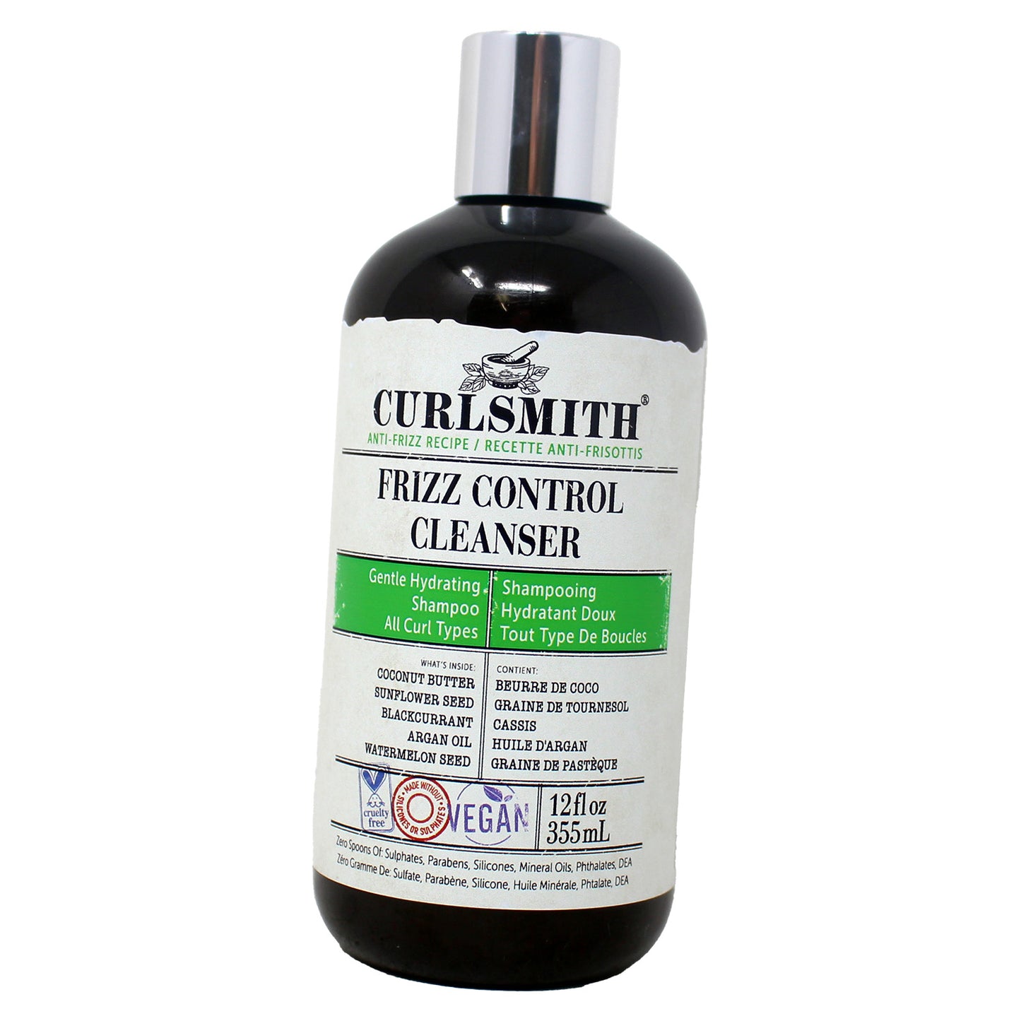 CURLSMITH - Frizz Control Cleanser Shampoo, 355ml/12 fl oz