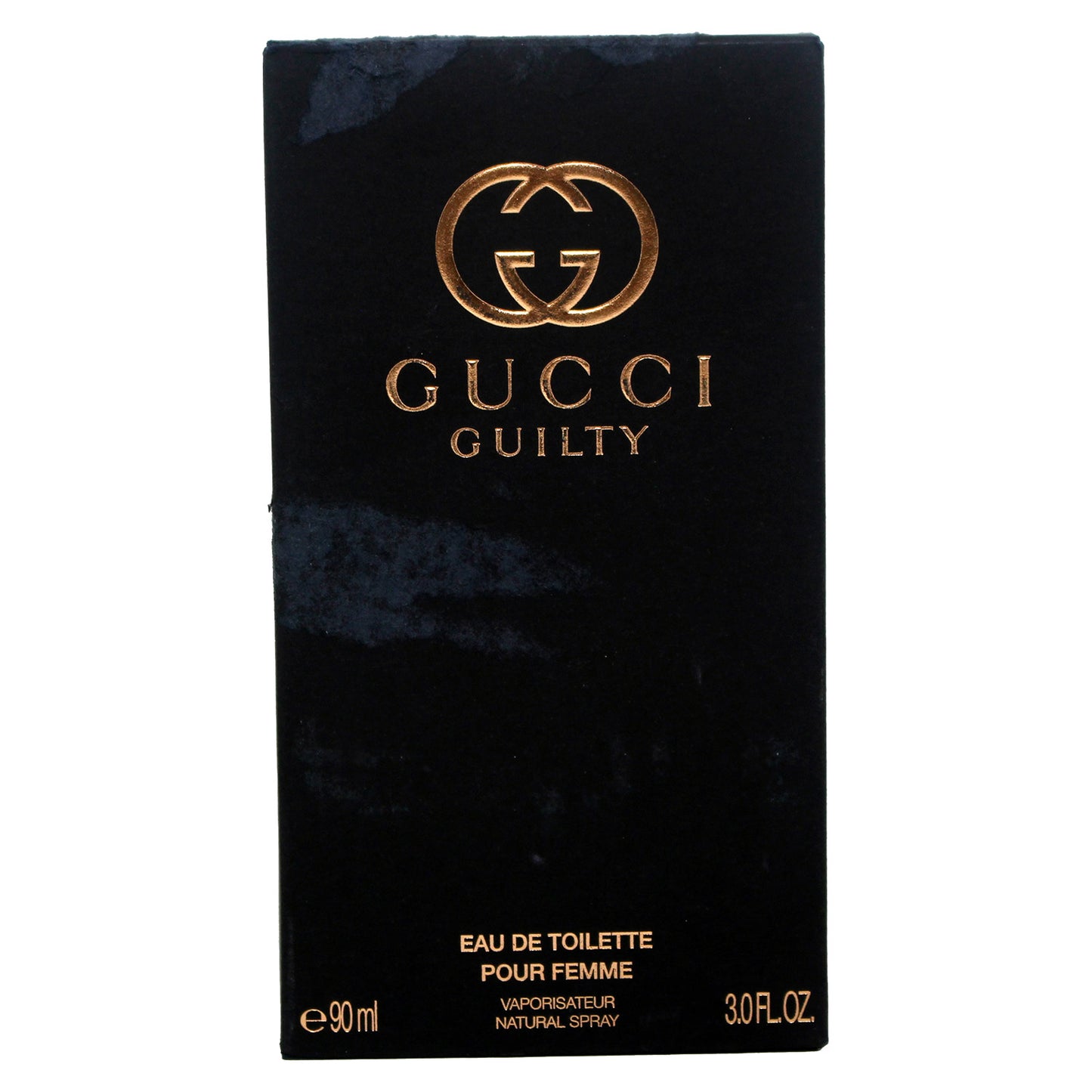 Gucci Guilty Pour Femme Eau De Toilette 3 Ounces Distressed Packaging