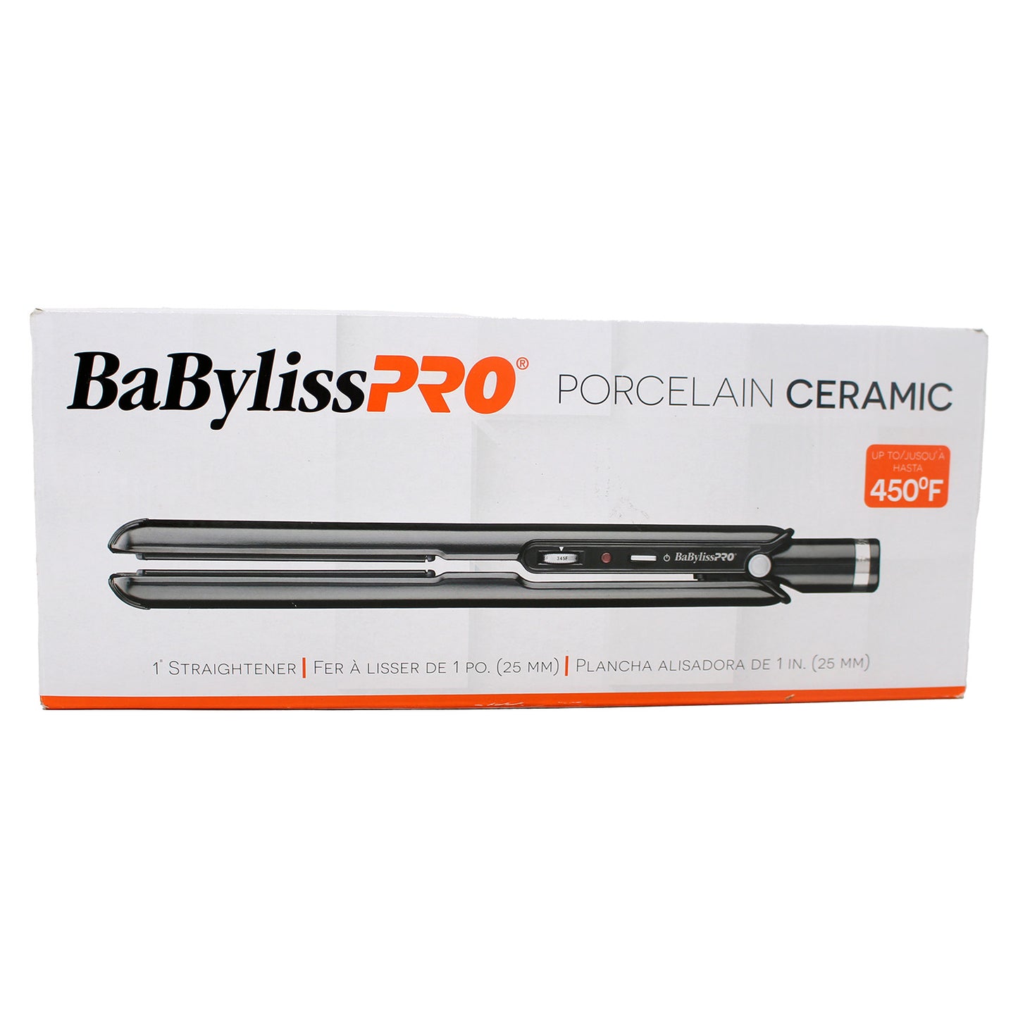 Babyliss Pro Porcelain Ceramic 1 Inch Flat Iron 1 Count