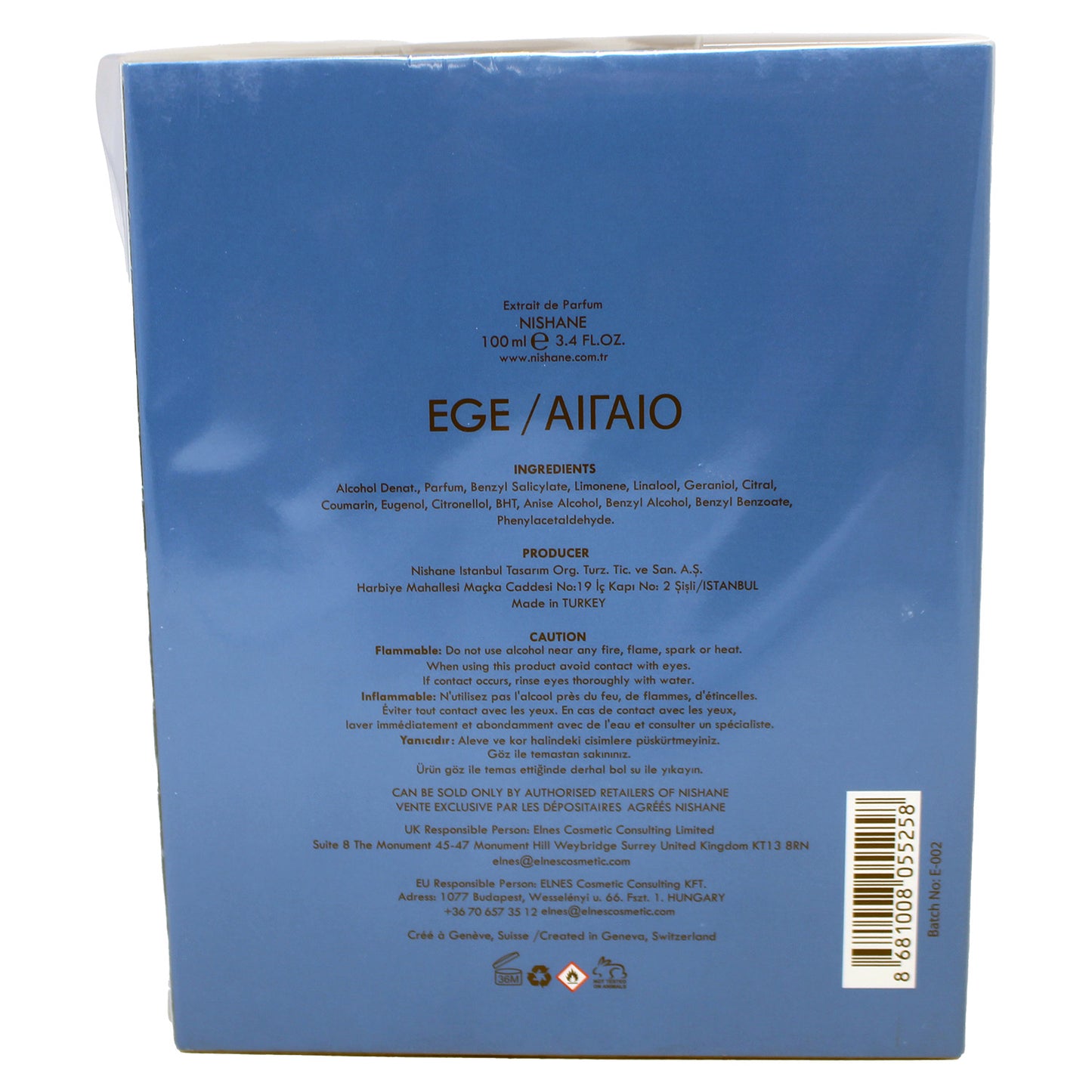 Nishane Ege Extrait De Parfum 3.4 Ounces