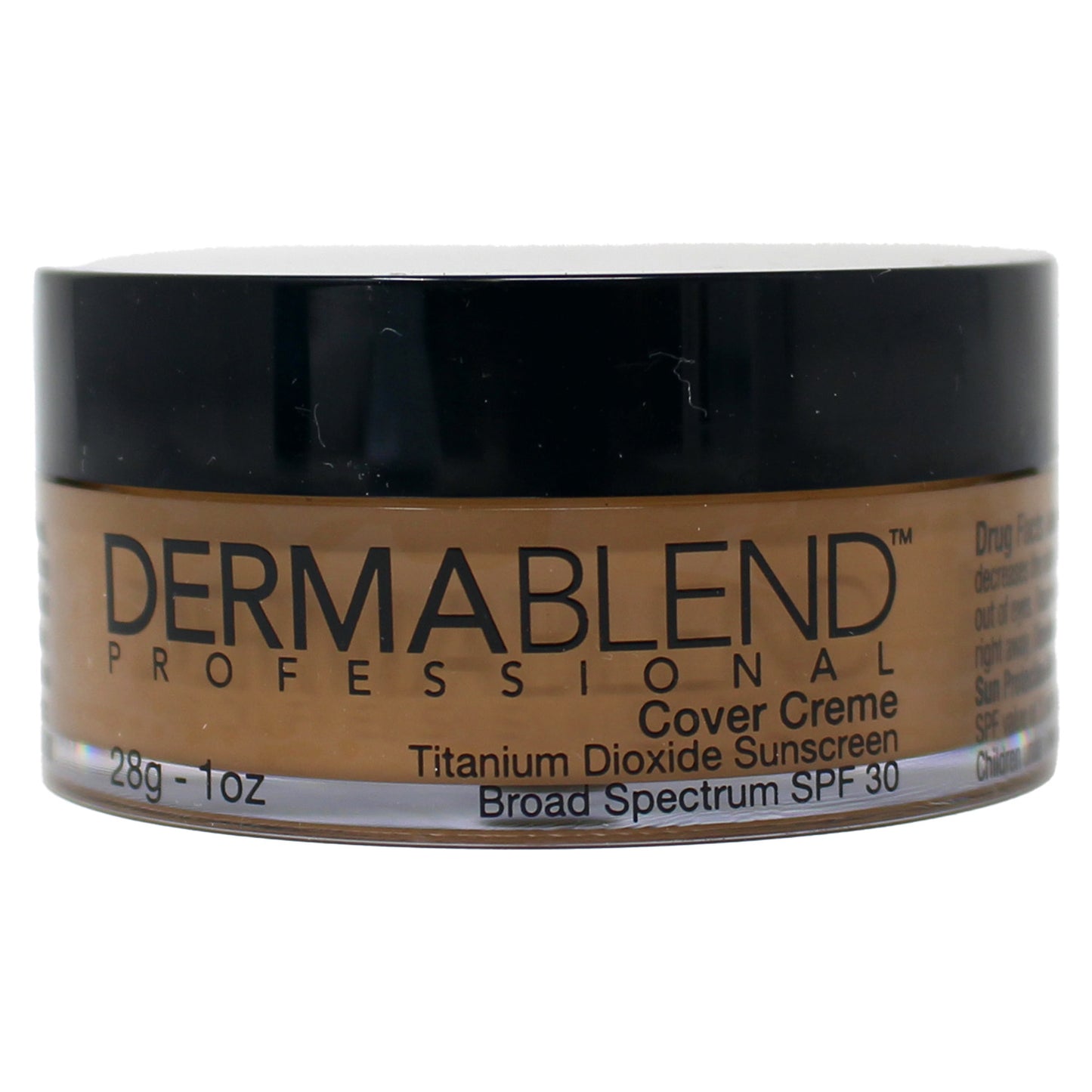Dermablend Cover CremeTitanium Dioxide Sunscreen  SPF 30, 60N Café Brown, 1 Oz.