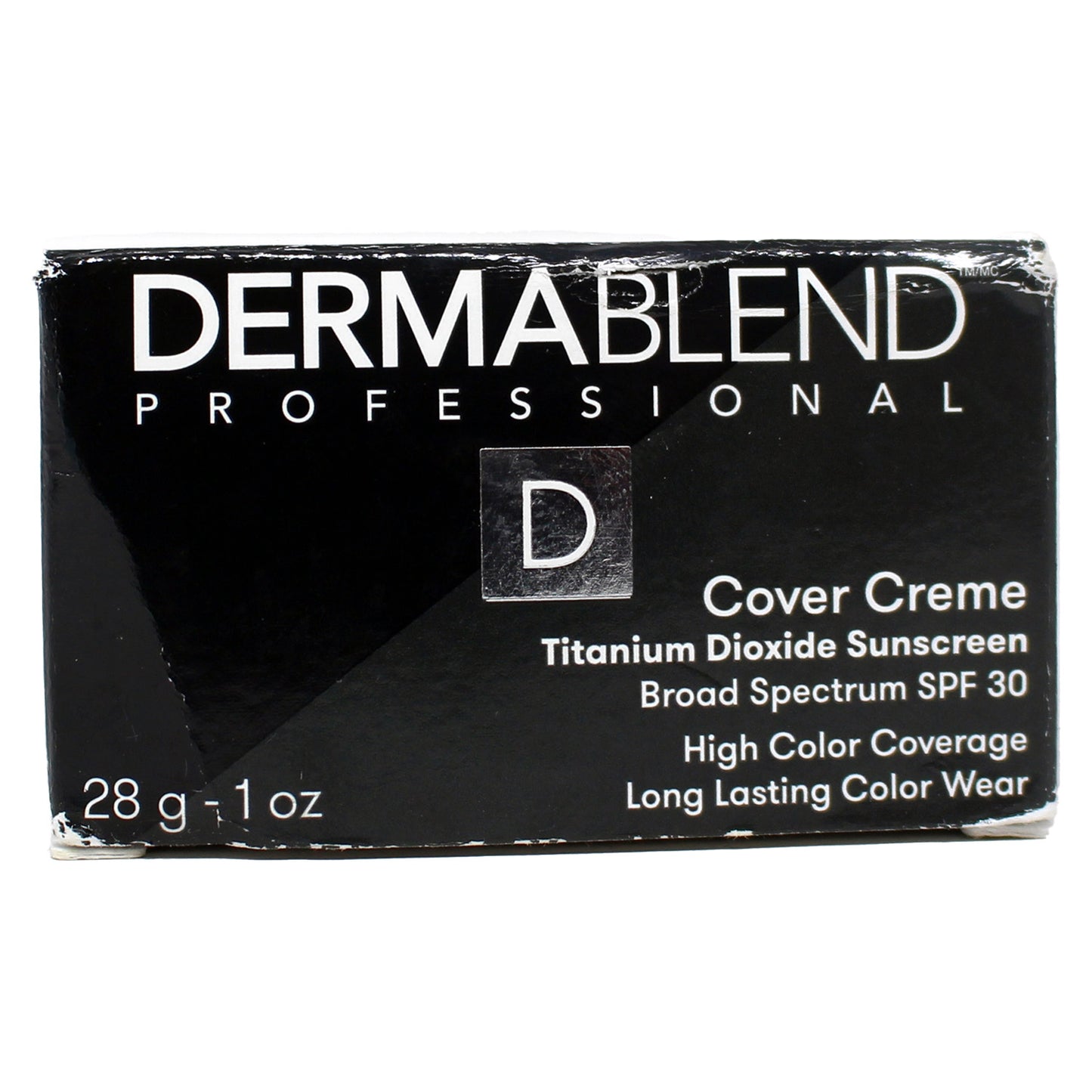 Dermablend Cover CremeTitanium Dioxide Sunscreen  SPF 30, 60N Café Brown, 1 Oz.