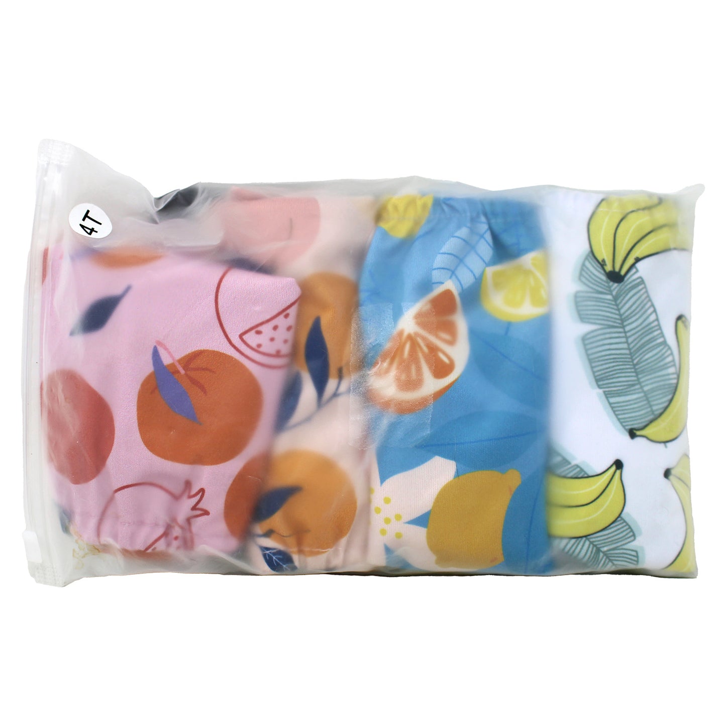 Reusable Plastic Underwear Covers for Potty Training Pack of 4 (Girls 4T)