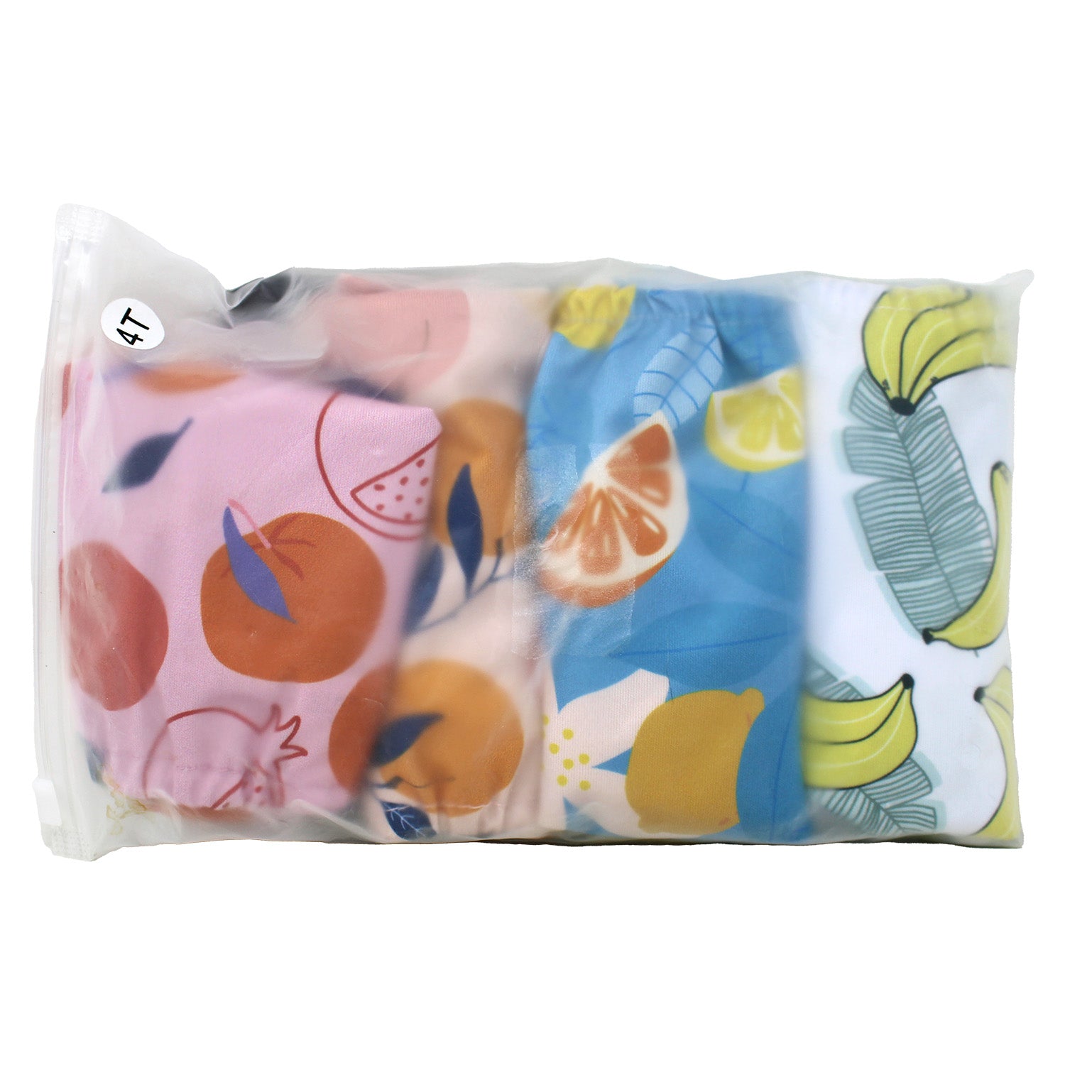 Reusable Plastic Underwear Covers for Potty Training Pack of 4 (Girls 4T)