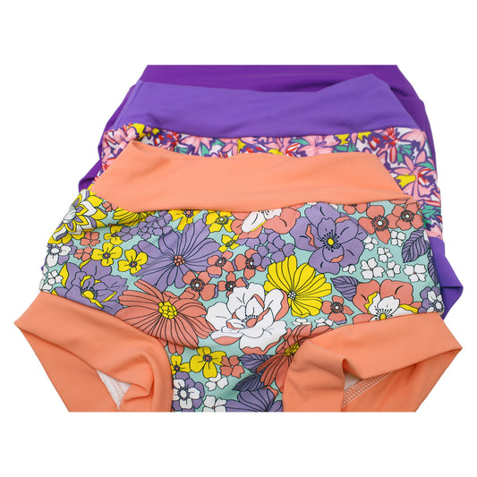 BIG ELEPHANT Reusable Baby Swim Diapers 3 Pieces Size Medium (2T)