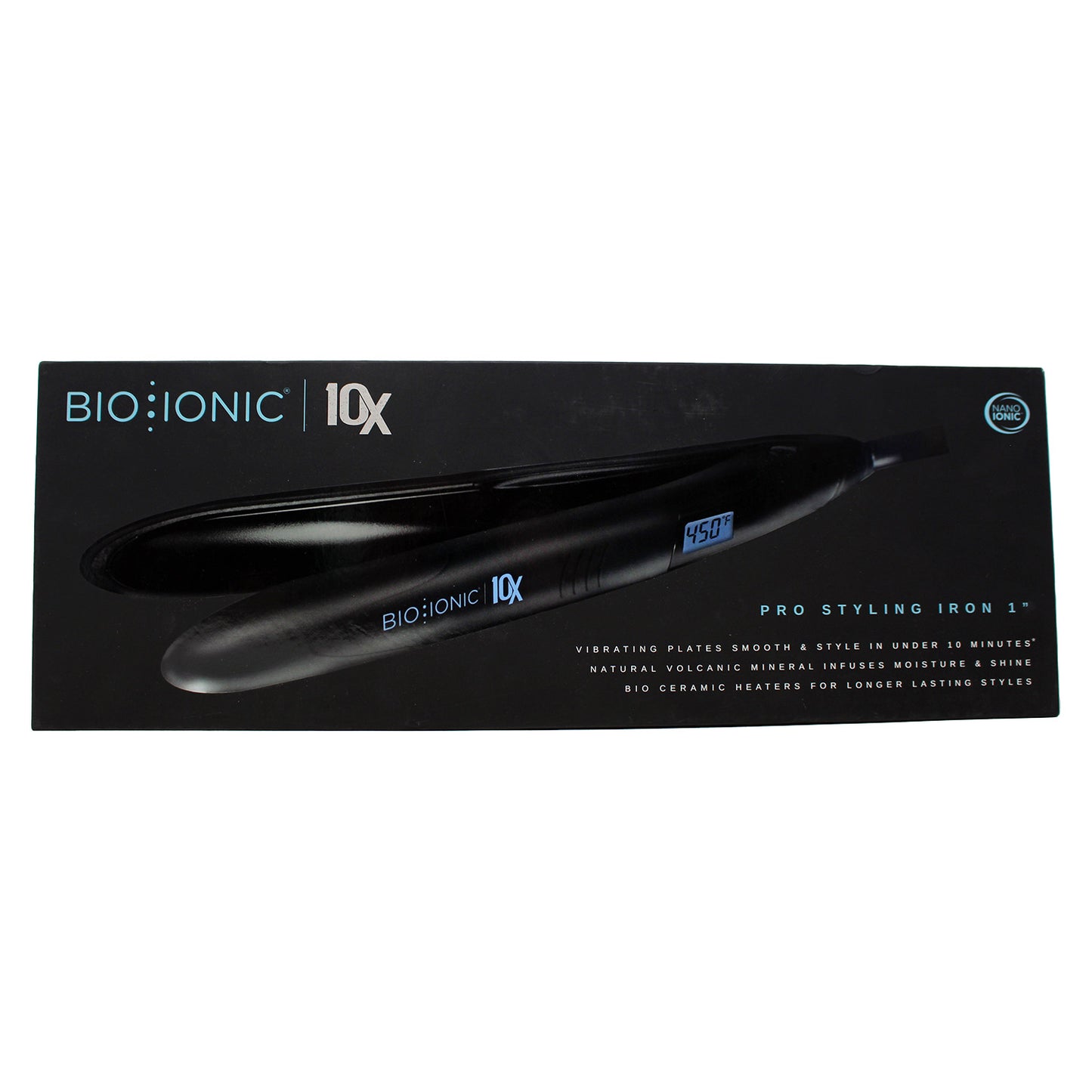 Bio Ionic 10x Pro Styling Iron 1" (Black)