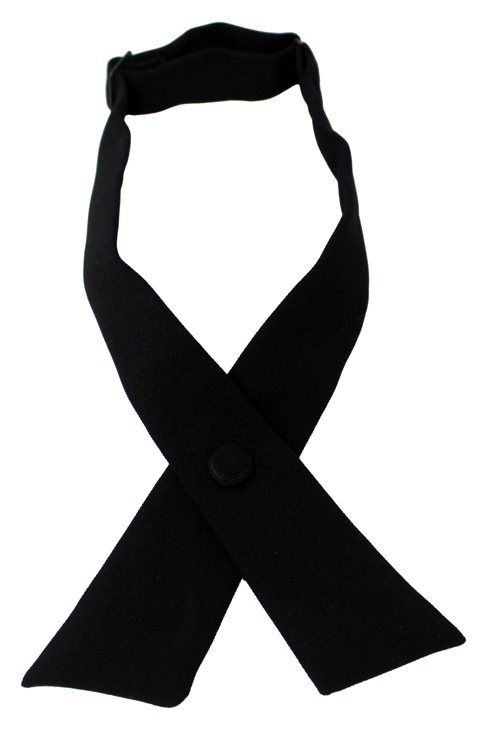 Solar 1 Adjustable Button Closure Tie Black 1 Count