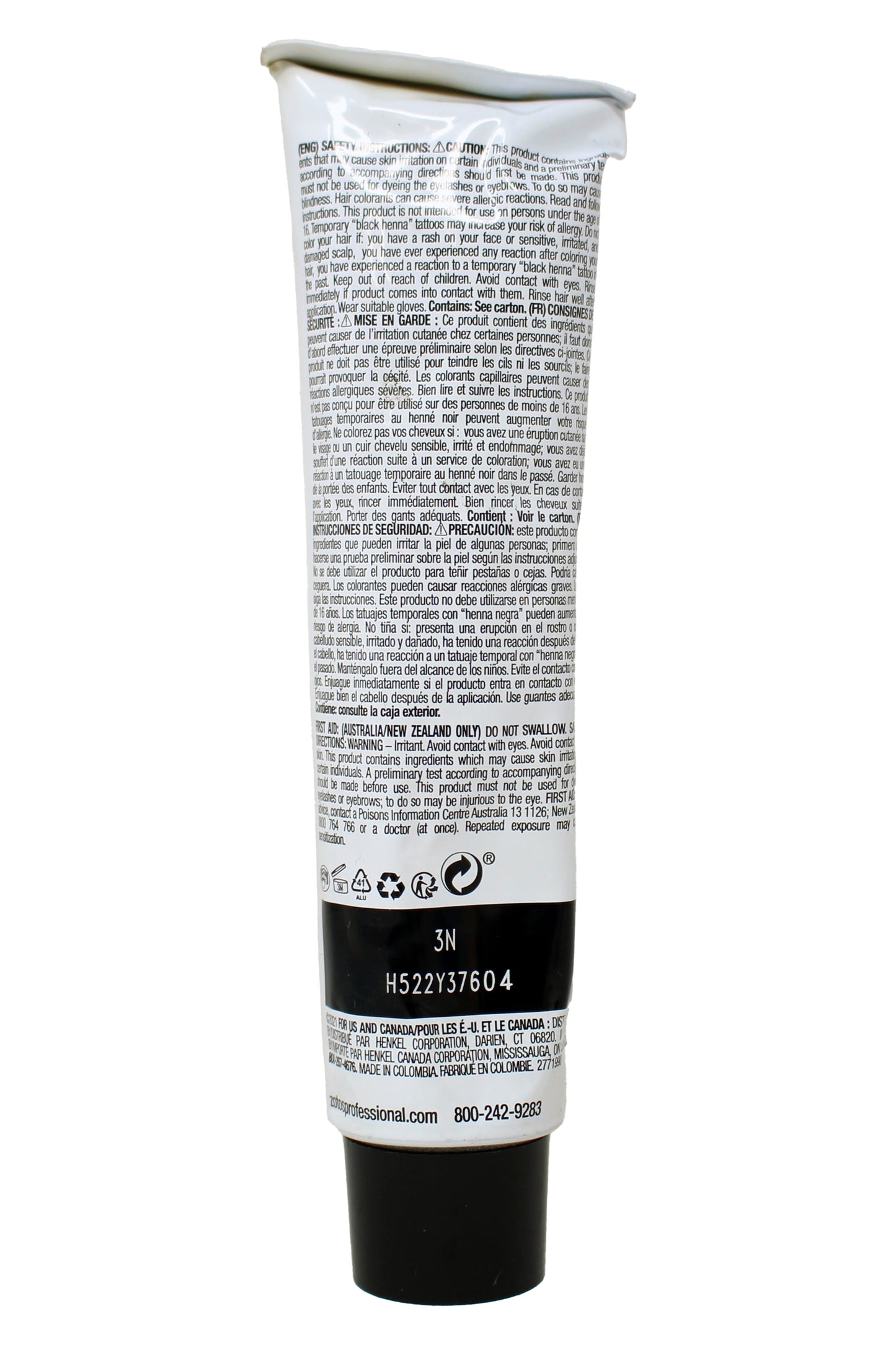 AGE Beautiful Permanent Hair Color Dye Liqui Creme 3N Darkest Brown 2 Ounces