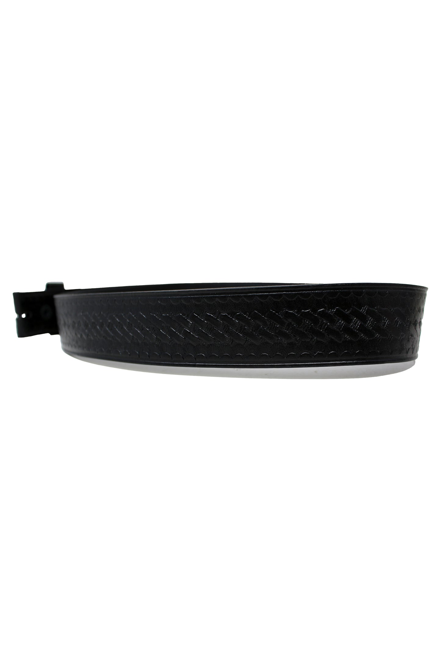 Solar 1 Duty Gear 50 Inch Waist Basketweave Leather Garrison Belt (Black)