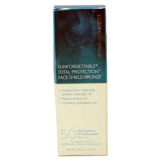 Colorescience Sunforgettable Face Shield Bronze SPF 50, 1.8 Fl Oz