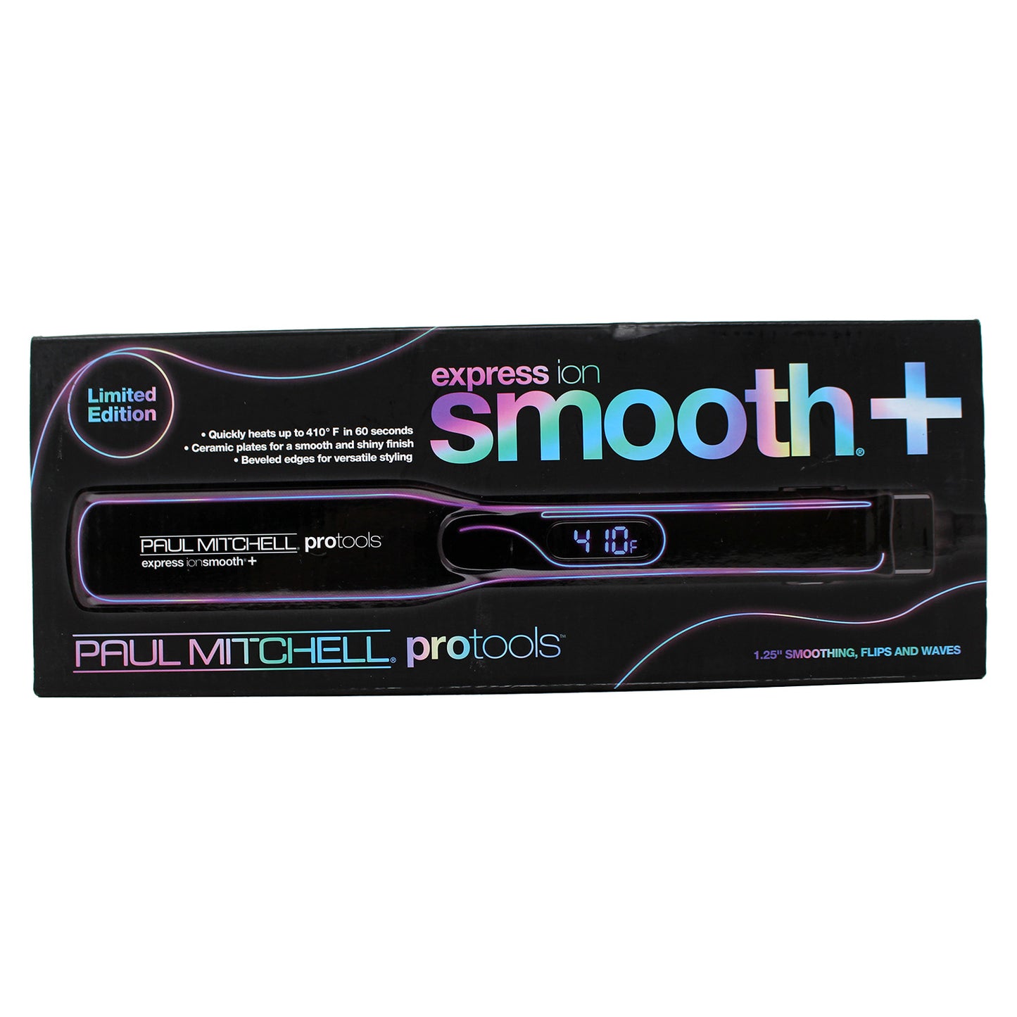 Paul Mitchell Pro Tools Express Ion Smooth + 1.25 Inch Flat Iron Black 1 Count