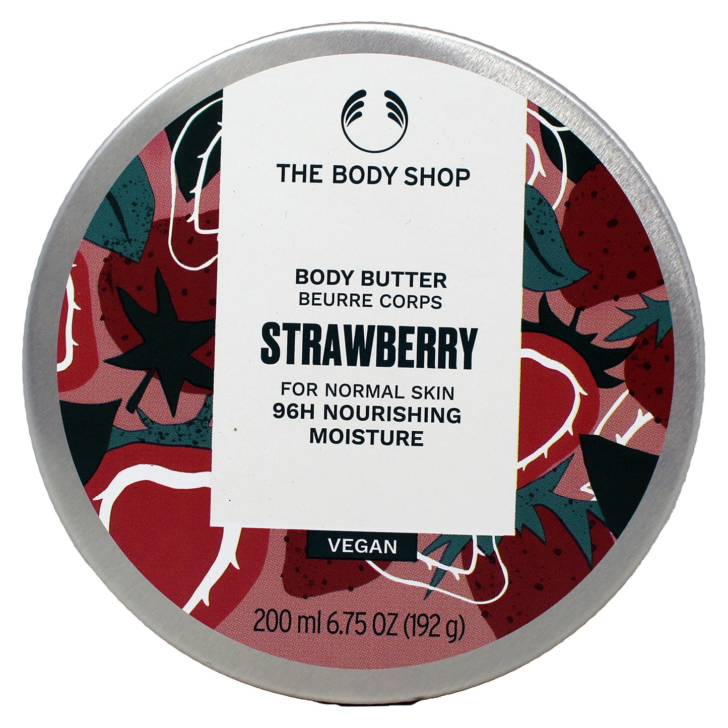 The Body Shop Strawberry Body Butter For Normal Skin 6.75 Ounces