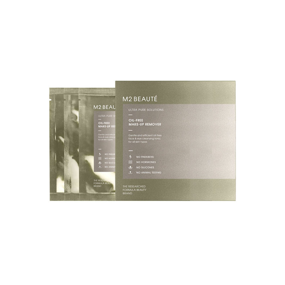 Set, M2 Beaute, Ultra Pure Solutions, Makeup Remover Wipes, 7 pcs
