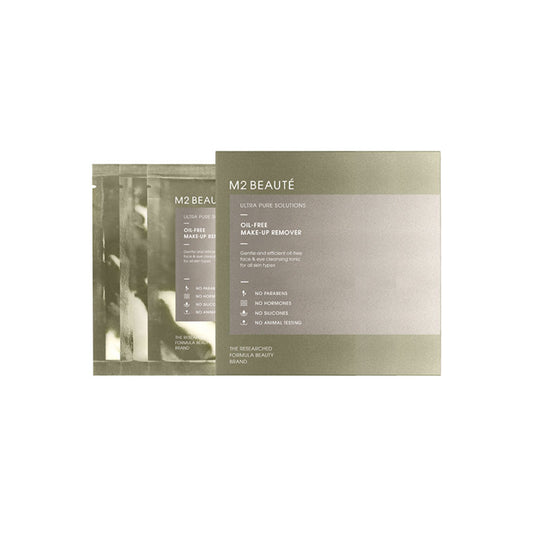 Set, M2 Beaute, Ultra Pure Solutions, Makeup Remover Wipes, 7 pcs