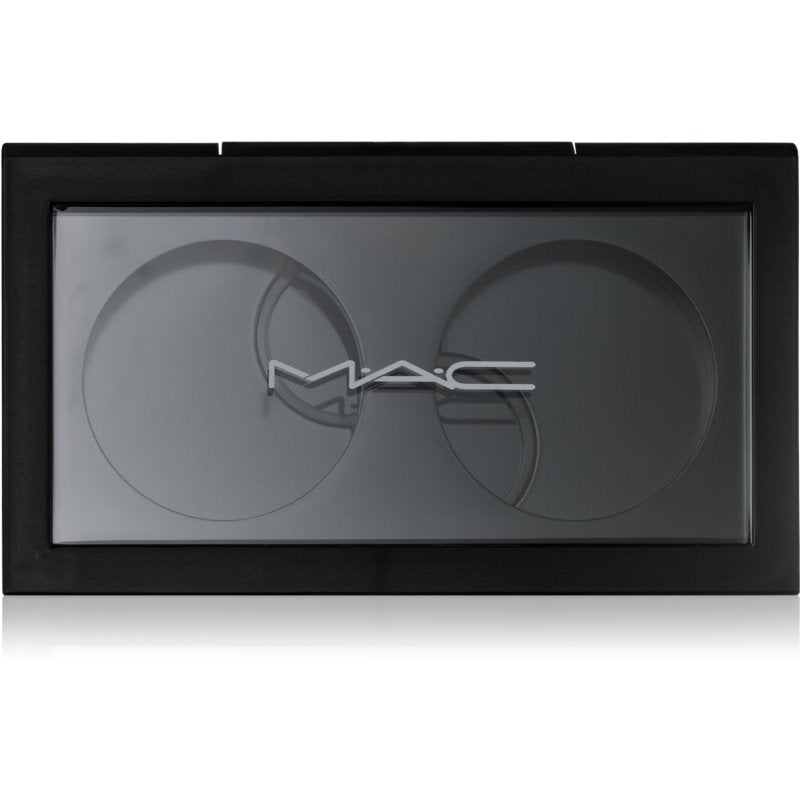 MAC, Pro Colour, Empty Plastic Makeup Palette, Black, With 2 Slots