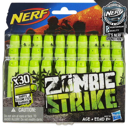 Set, Nerf, Zombie Stike, Refill, Darts, Green, For Boys, 8+ years, 30 pcs