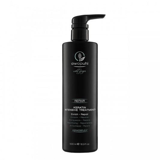 Awapuhi Wild Ginger By Paul Mitchell, Repair, Keratin, Hair Treatment Cream Mask, For Repairing, 500 ml