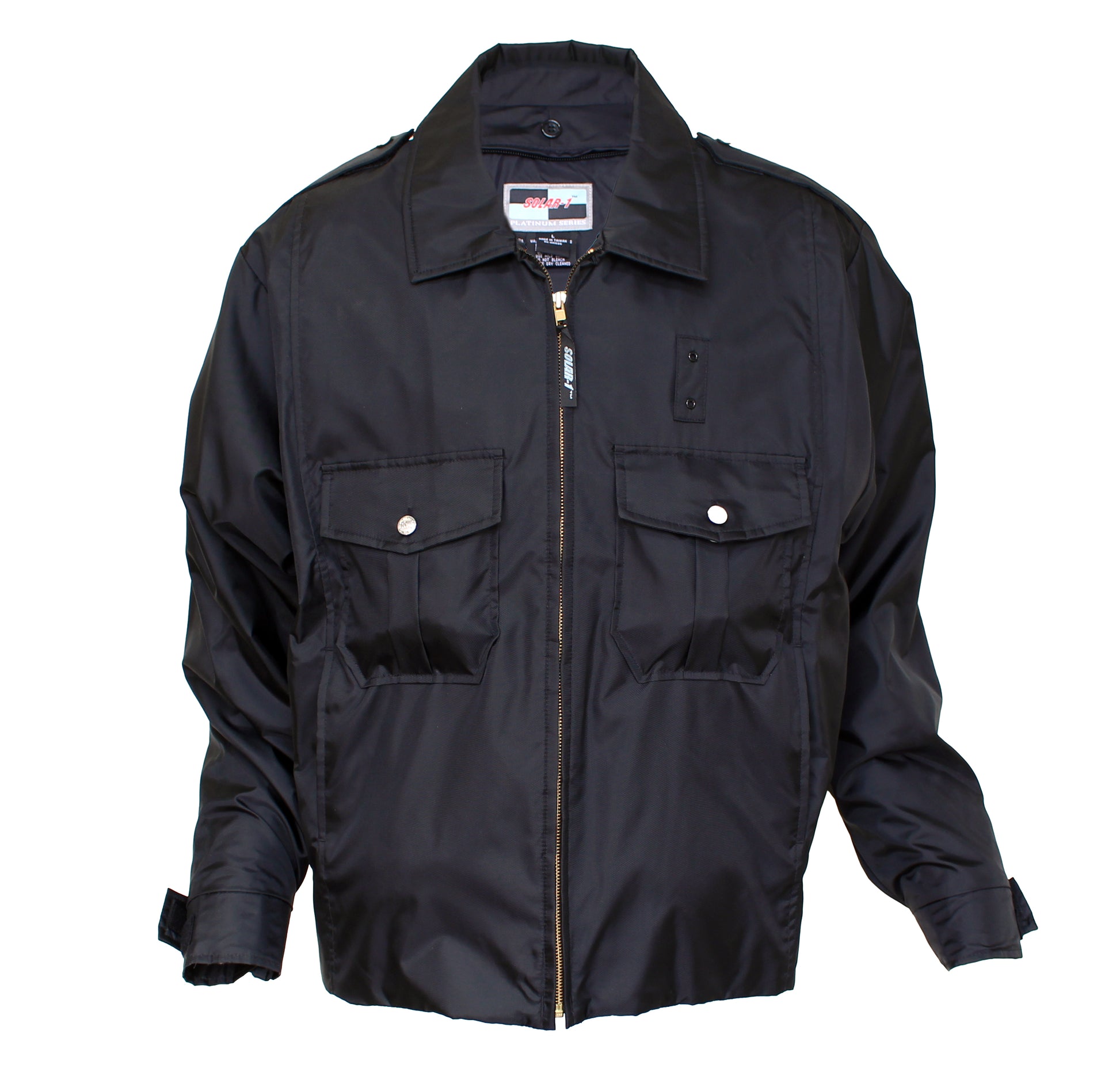 Solar 1 Clothing Police Nylon Windbreaker Duty Jacket with Removable Liner PW01