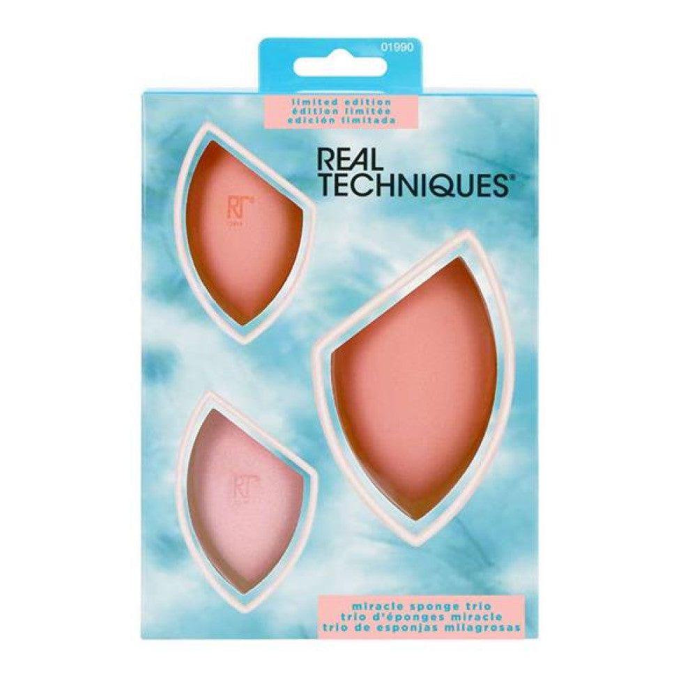Set Trio, Real Techniques, Miracle, Makeup Sponge, 3 pcs