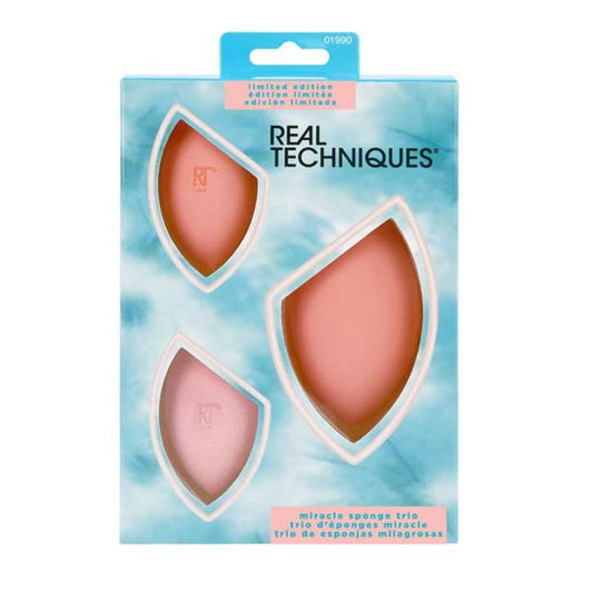 Set Trio, Real Techniques, Miracle, Makeup Sponge, 3 pcs