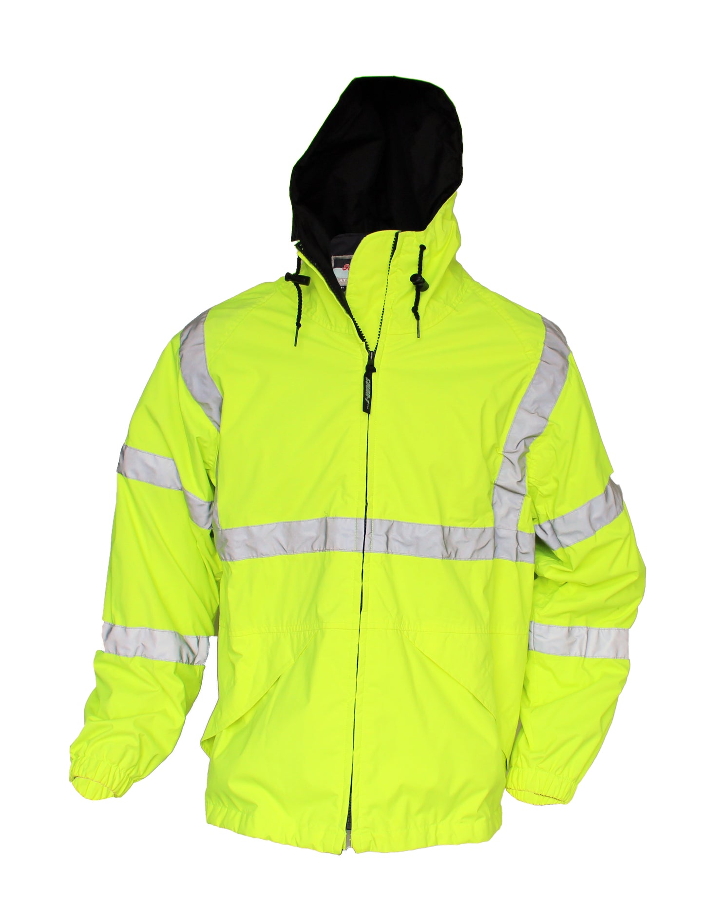 Solar 1 Clothing Reflective Rain Jacket with Hood RJ02( Slightly Stained)