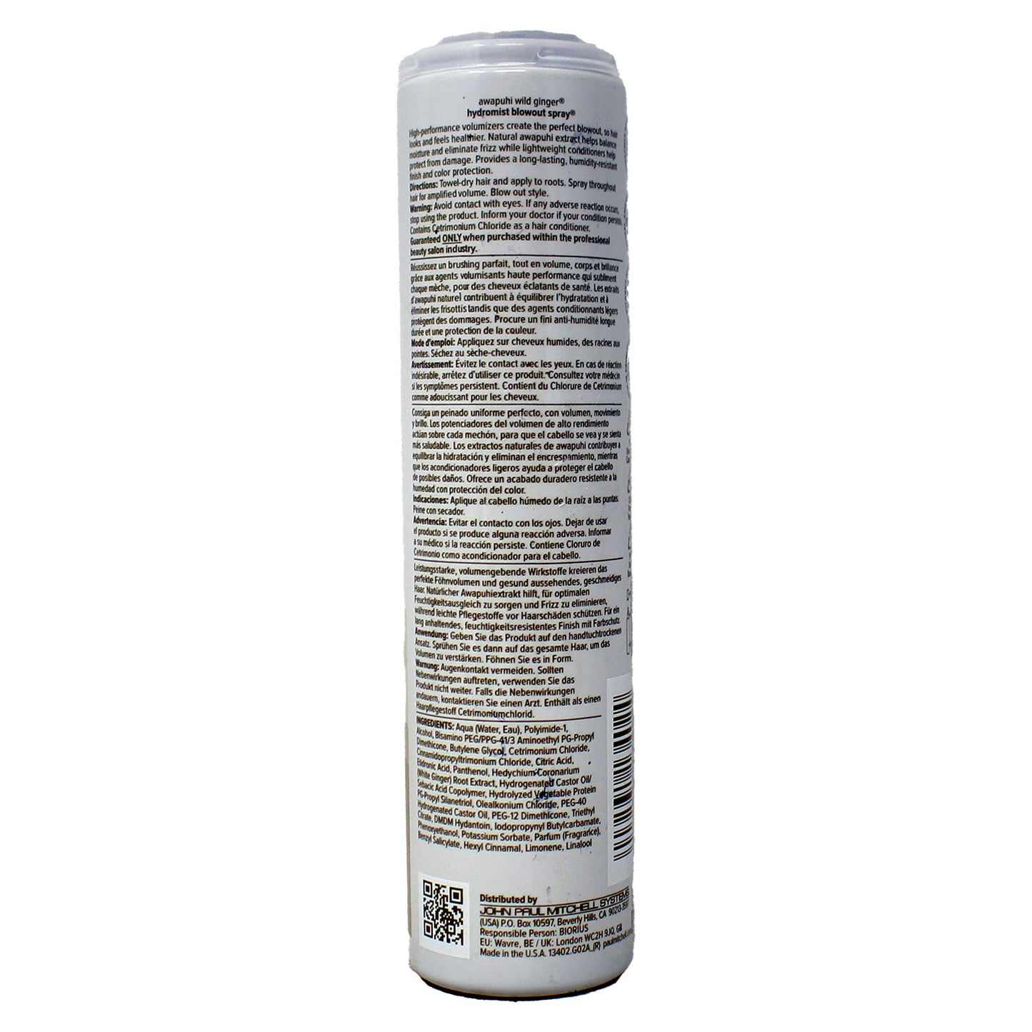 Paul Mitchell Awapuhi Wild Ginger HydroMist Blowout Spray, 5.1 fl. oz.