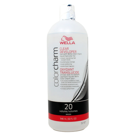 Wella Color Charm 20 Volume Hair Clear Developer, 32 oz