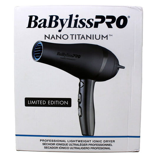 BaBylissPRO Nano Titanium Limited Edition Hair Dryer Black 1 Count