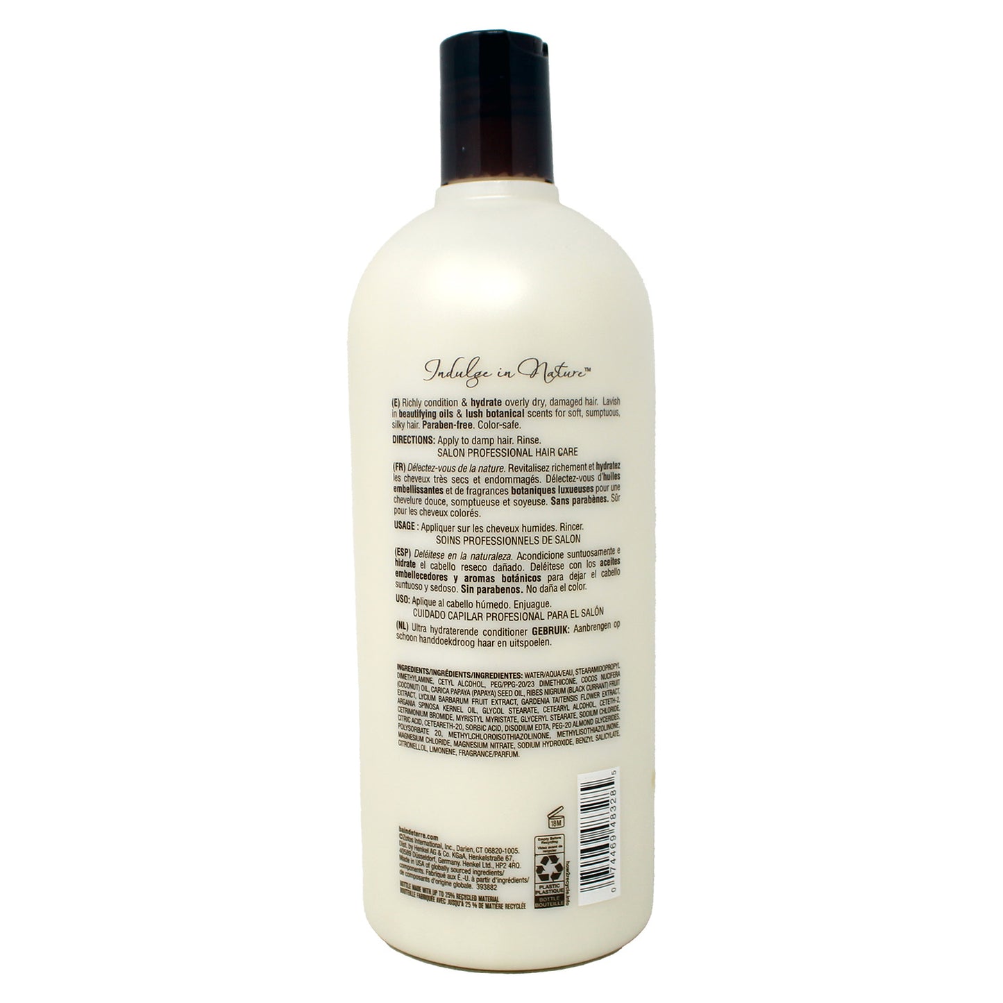 Bain de Terre Coconut Papaya Ultra Hydrating Conditioner, 33.8 Fl Oz