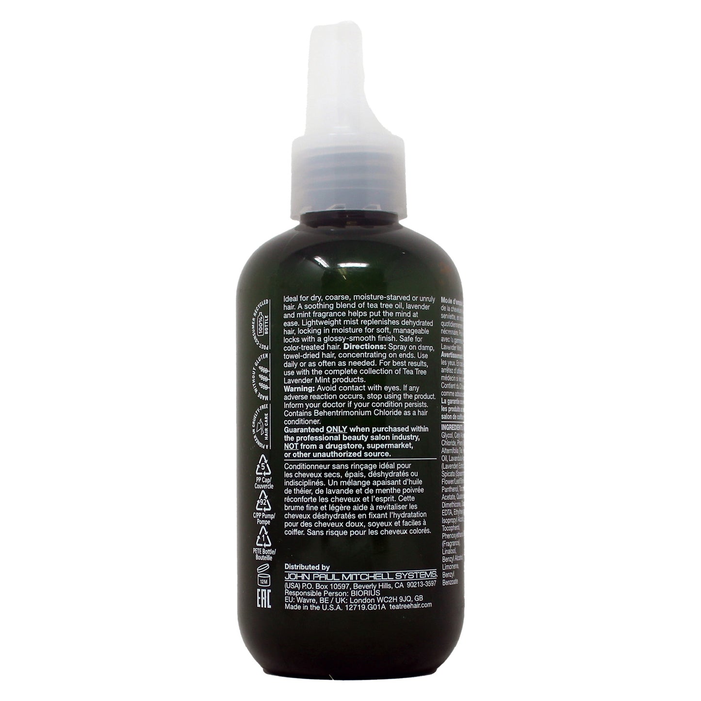 Tea Tree by Paul Mitchell, Lavender Mint Conditioning, Paraben-Free, Hair Leave-In Conditioner, For Shine & Softness, 200 ml