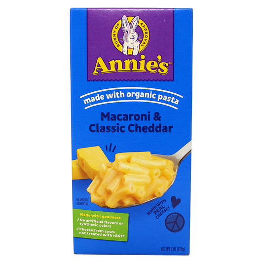 Annie's Organic Classic Cheddar Macaroni & Cheese 6 ounces ( Pack Of 6 )