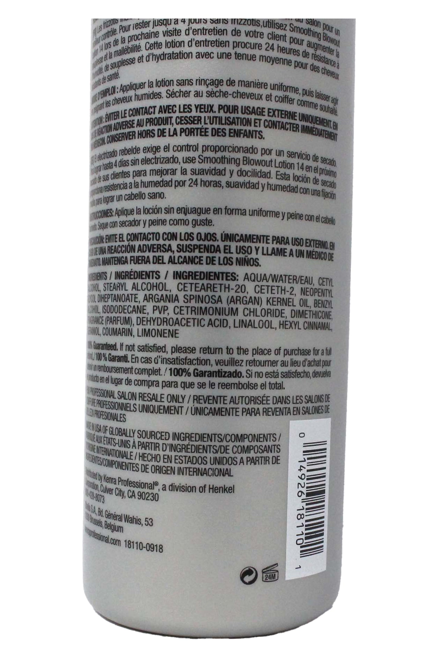 Kenra Smoothing Blowout Lotion 14 Ultra Fine Blowout Spray 10.1 Ounce