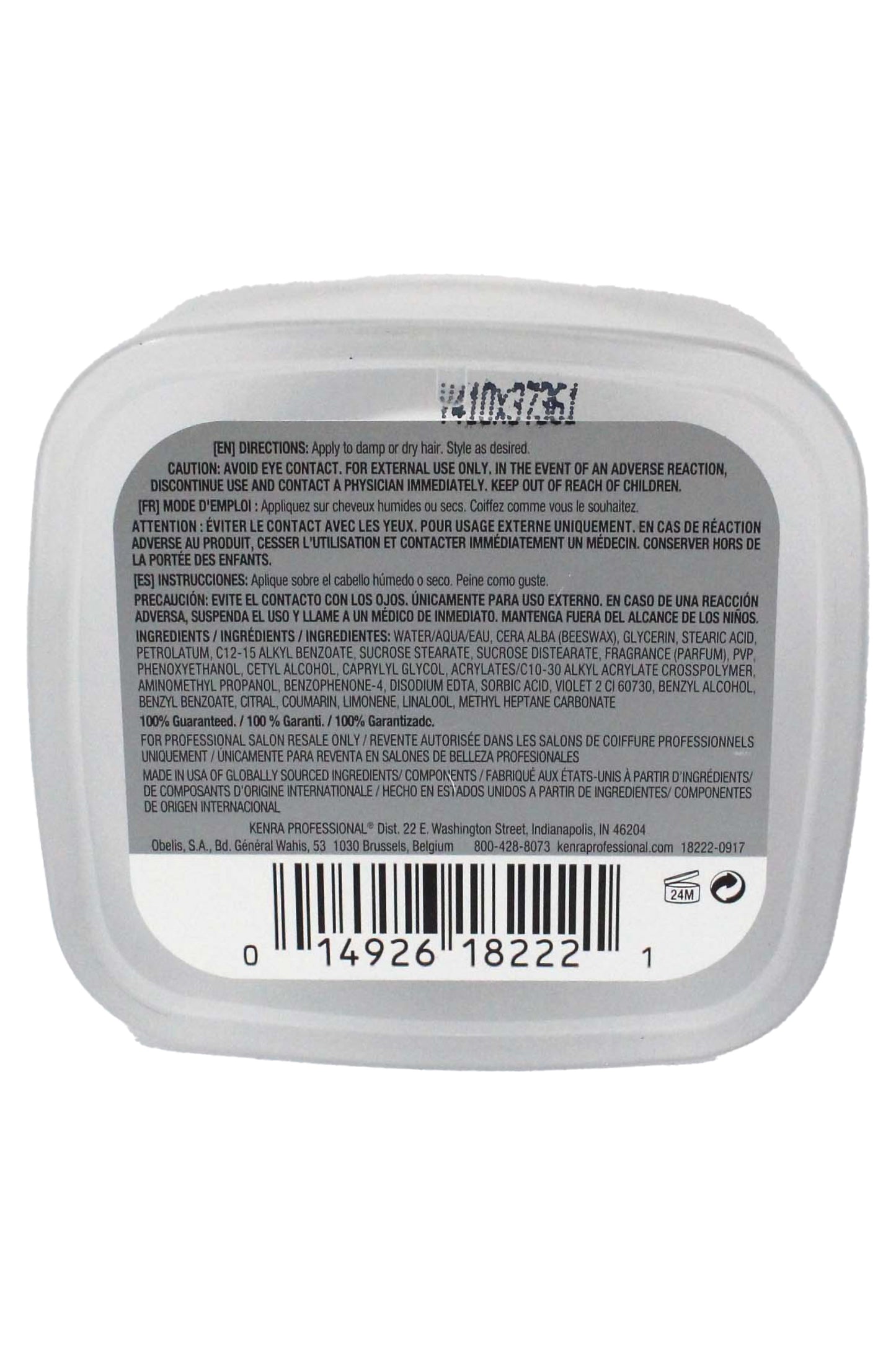 Kenra Platinum Whipped Taffy 20 Matte Defining Paste 2 Ounce