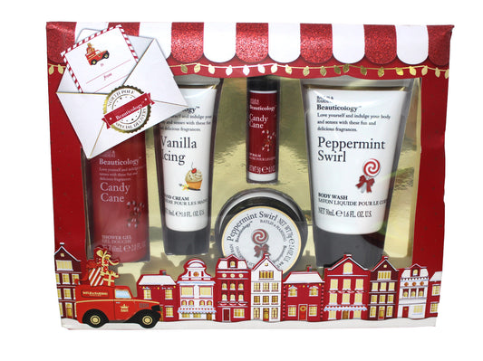 Baylis & Harding Red Collection Peppermint Swirl Skincare Set