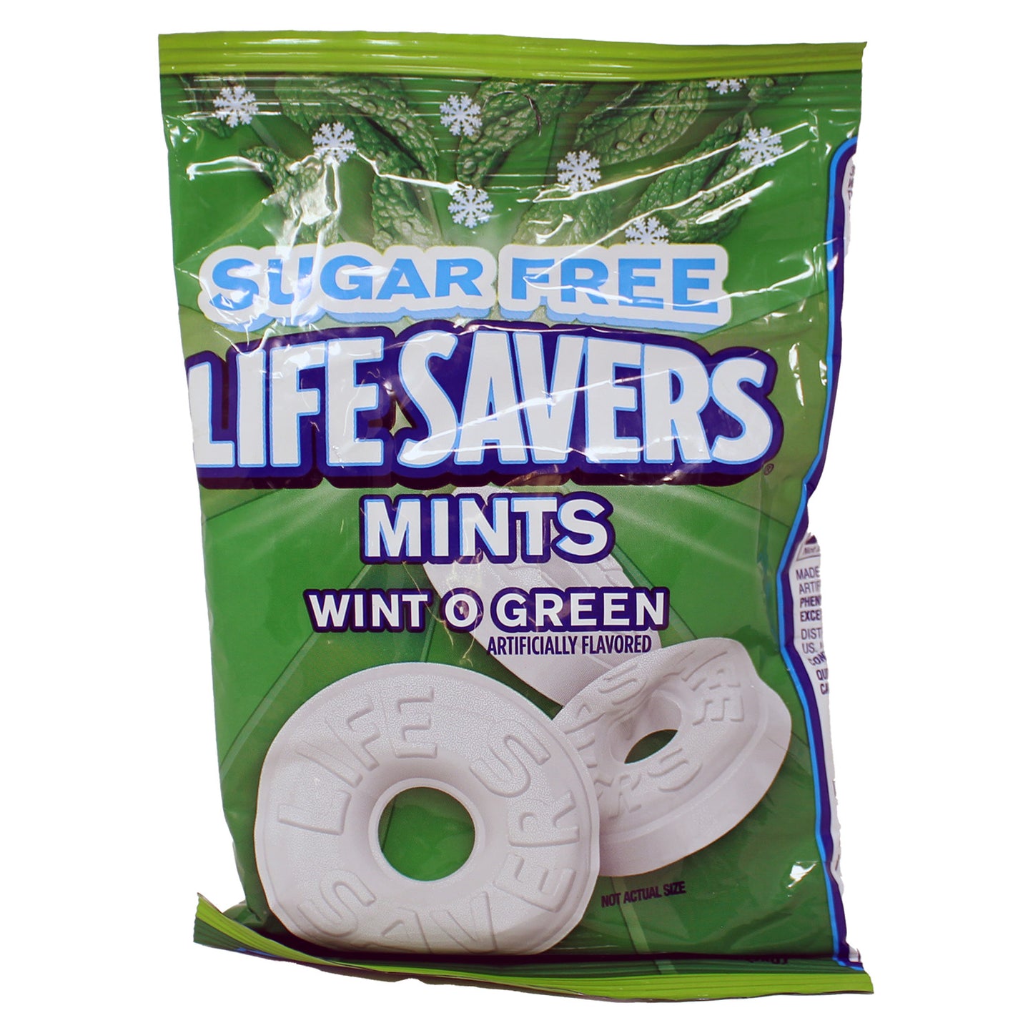 Lifesavers Sugar Free Mints Wint O green 22 Mints Each ( Pack of 2)