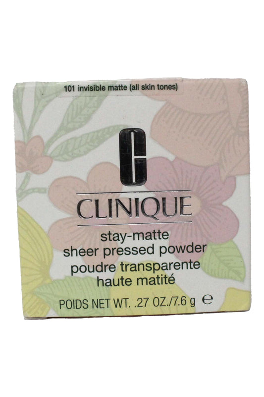 Clinique Stay Matte Sheer Pressed Powder 101 Invisible Matte 0.27 Ounce