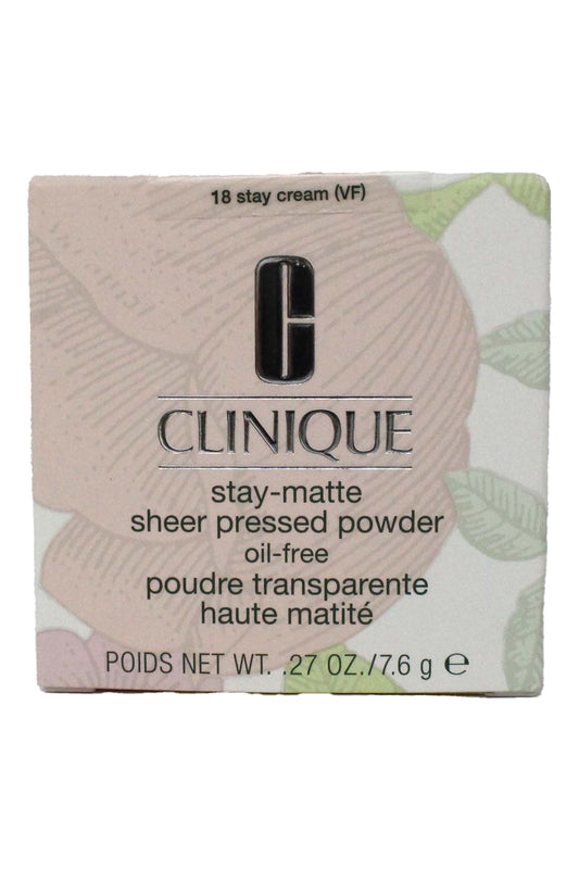 Clinique Stay-Matte Sheer Pressed Powder 18 Stay Cream .27 Ounce