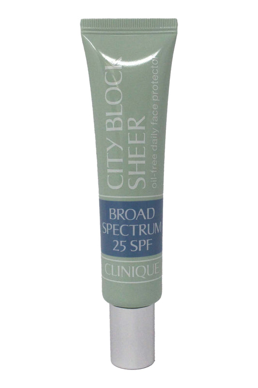 Clinique City Block Sheer Oil-Free Daily Face Protector SPF 25 1.4 Ounce