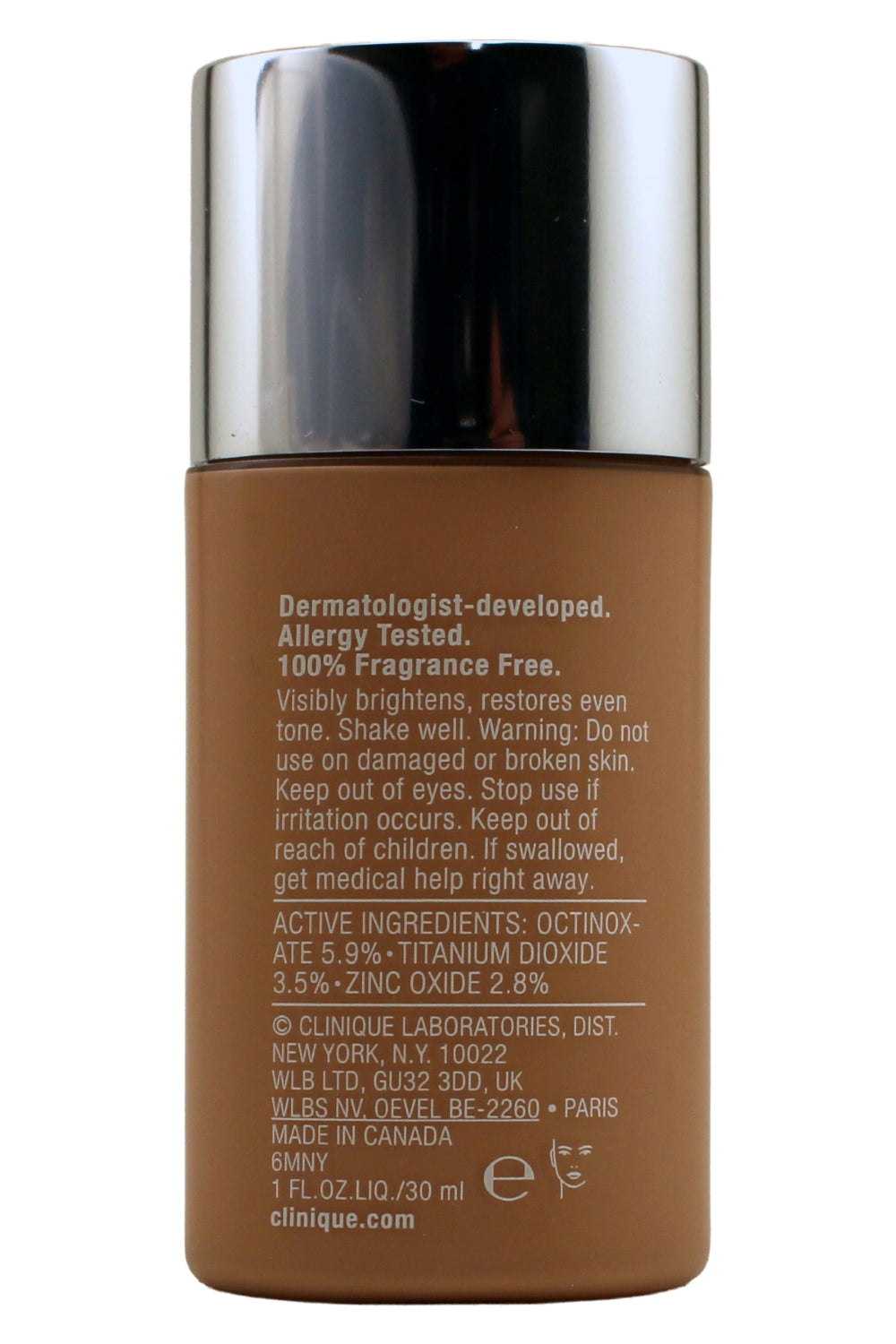 Clinique Even Better Make Up Broad Spectrum SPF 15 Even and Corrects CN 20 Fair (VF) 1 Fl Ounce