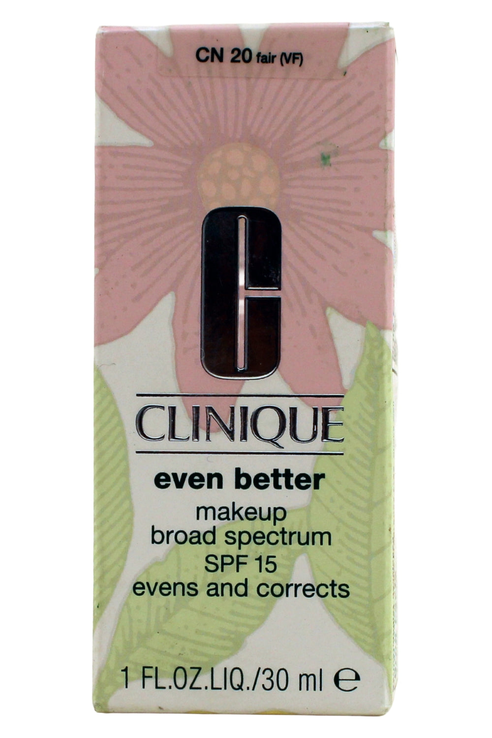 Clinique Even Better Make Up Broad Spectrum SPF 15 Even and Corrects CN 20 Fair (VF) 1 Fl Ounce