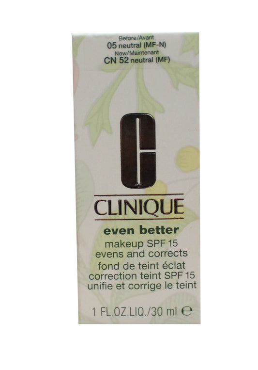 Clinique Even Better Makeup SPF 15 Dry/Combination Oily Skin 52 Neutral 1 Ounce