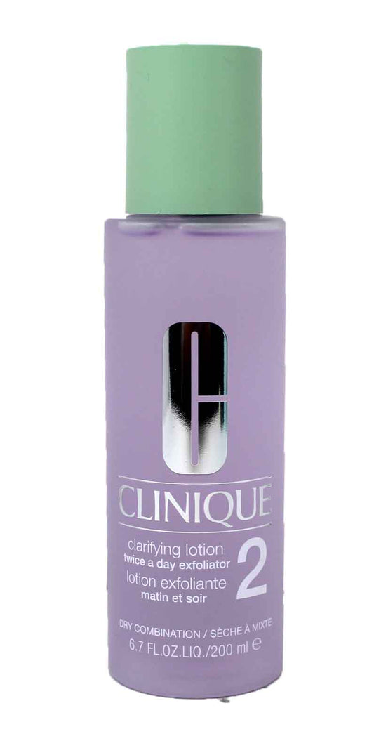 Clinique 2 Clarifying Lotion Exfoliator Dry Combination 6.7 Ounces