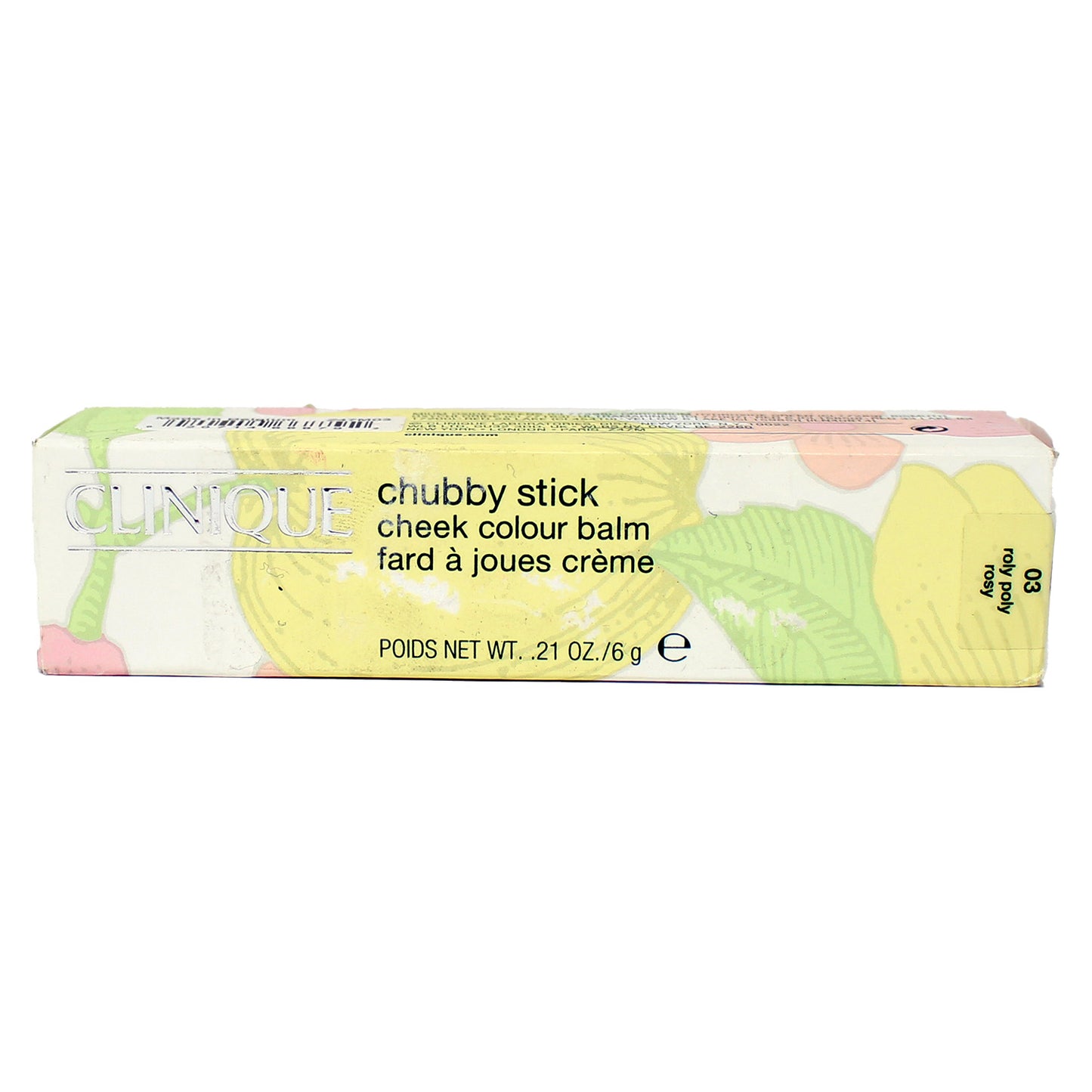 Clinique Chubby Stick Cheek Colour Balm 03 Roly Poly Rosy 0.21 Ounces