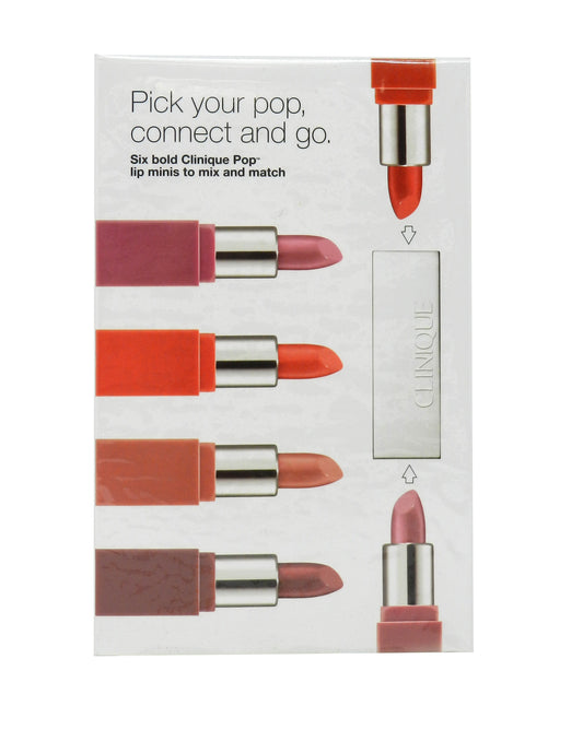 Clinique Pop, Connect & Go Bold Mini Lipstick + Primer Set