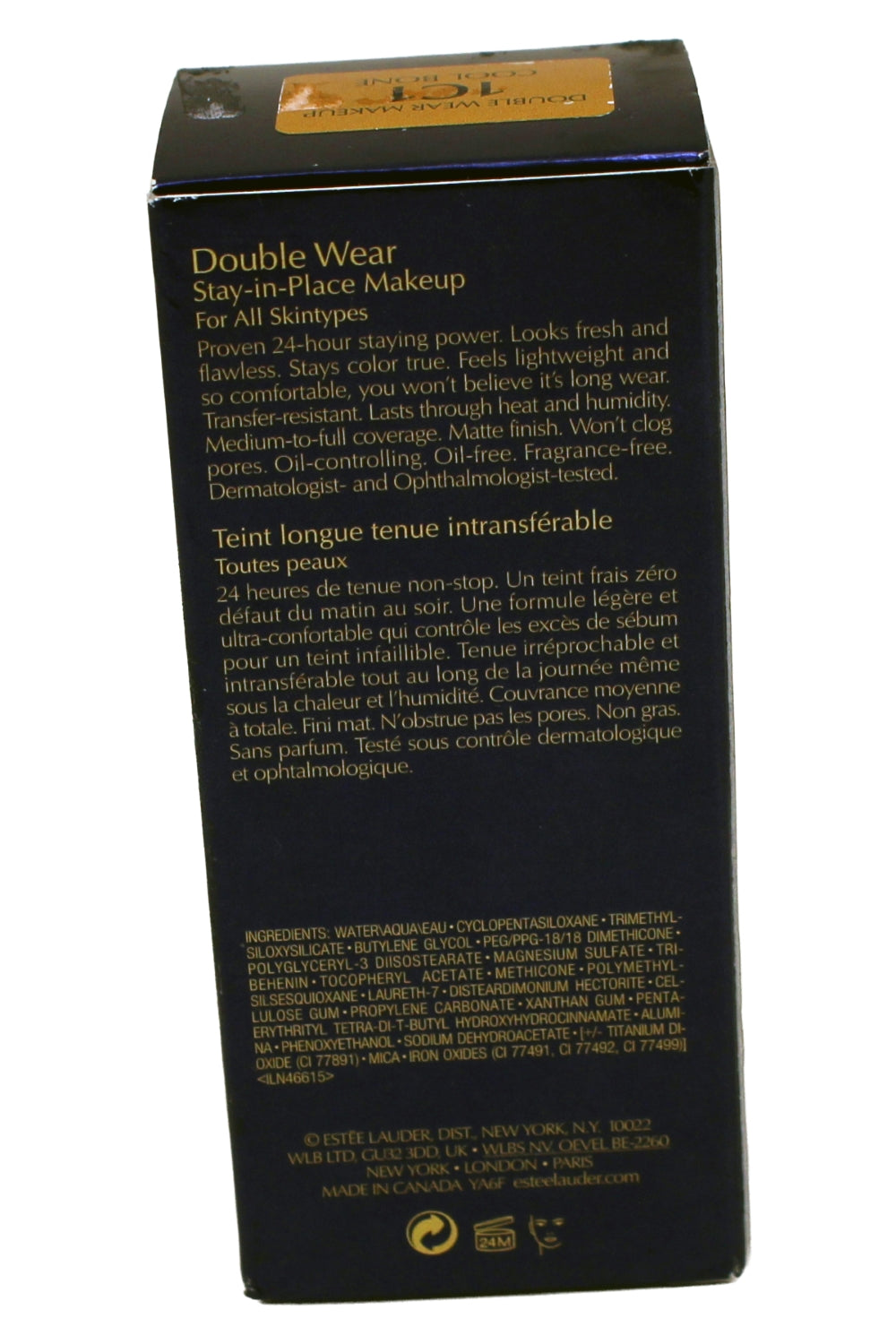 Estee Lauder Double Wear Foundation 1C1 Cool Bone 1 Fl Ounce